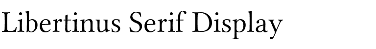 Libertinus Serif Display.otf
