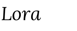 Lora.ttf