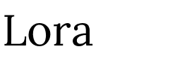 Lora.ttf