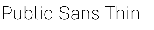 Public Sans Thin.otf