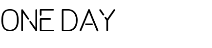 ONE DAY.ttf