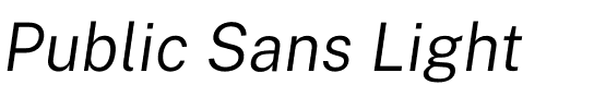 Public Sans Light.otf