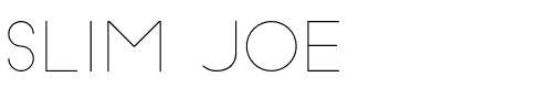 Slim Joe.otf