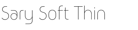 Sary Soft Thin.otf