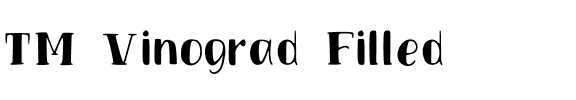 TM Vinograd Filled.otf