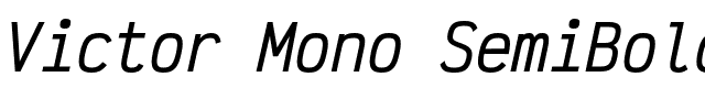 Victor Mono SemiBold.otf