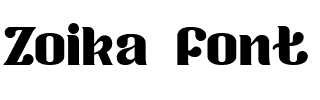 Zoika font.ttf