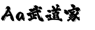 Aa武道家.ttf