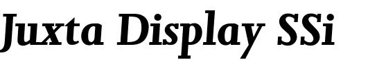 Juxta Display SSi.ttf