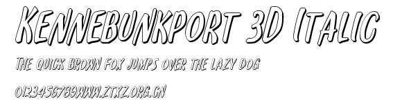 Kennebunkport 3D Italic.ttf