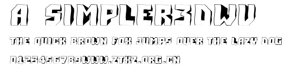 a_Simpler3DWv.ttf