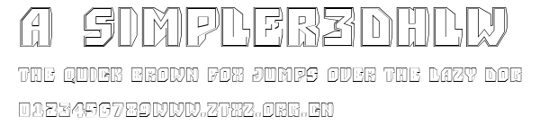a_Simpler3DHlw.ttf