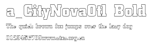 a_CityNovaOtl Bold.ttf