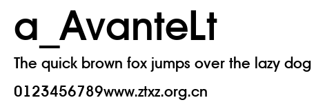 a_AvanteLt.ttf
