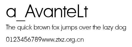a_AvanteLt.ttf