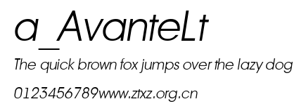 a_AvanteLt.ttf