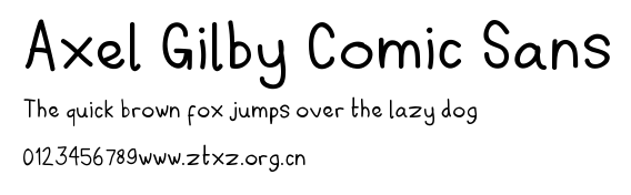 Axel Gilby Comic Sans.ttf