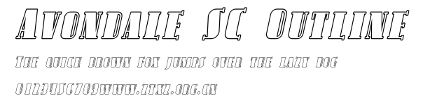 Avondale SC Outline.ttf