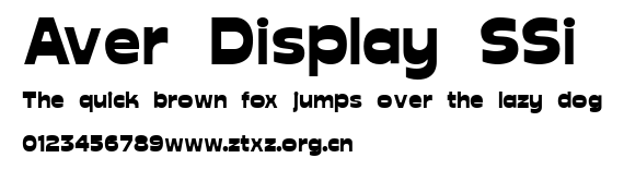 Aver Display SSi.ttf