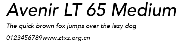 Avenir LT 65 Medium.ttf