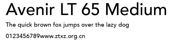 Avenir LT 65 Medium.ttf