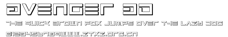Avenger 3D.ttf