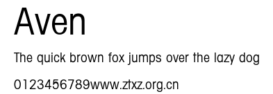 Aven.ttf