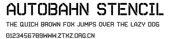Autobahn Stencil.ttf