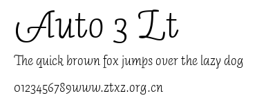 Auto 3 Lt.ttf