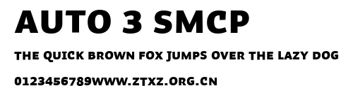 Auto 3 SmCp.ttf