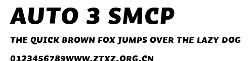 Auto 3 SmCp.ttf