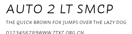 Auto 2 Lt SmCp.ttf