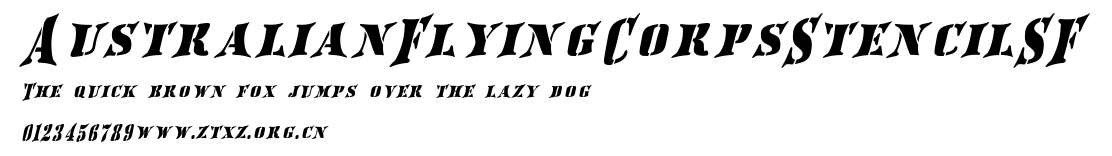 AustralianFlyingCorpsStencilSF.ttf