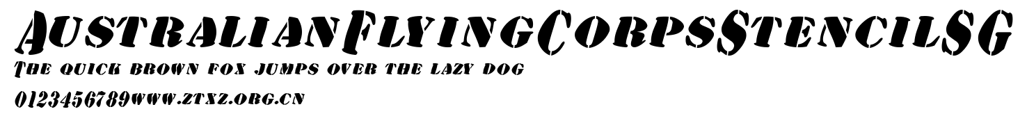 AustralianFlyingCorpsStencilSG.ttf