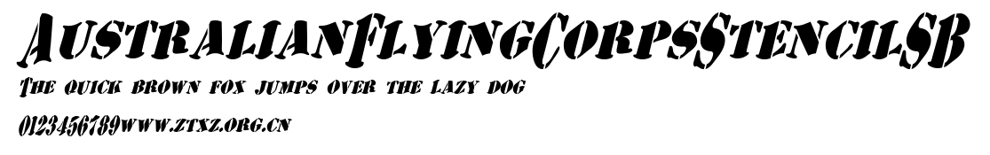 AustralianFlyingCorpsStencilSB.ttf