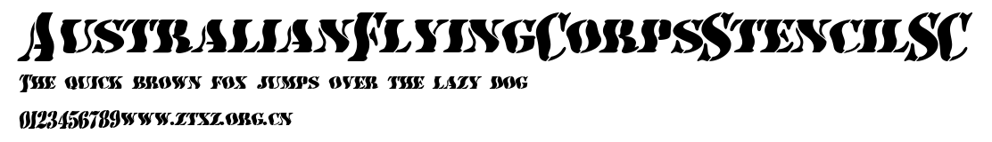 AustralianFlyingCorpsStencilSC.ttf