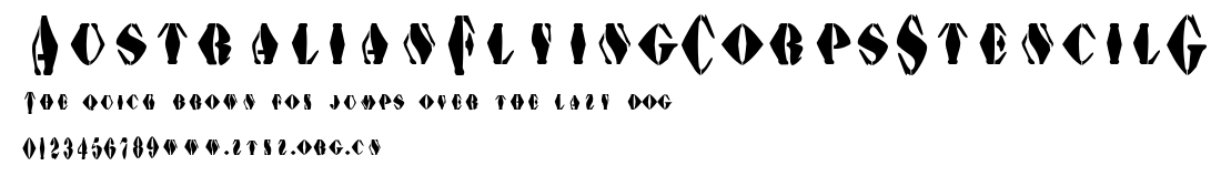 AustralianFlyingCorpsStencilG.ttf