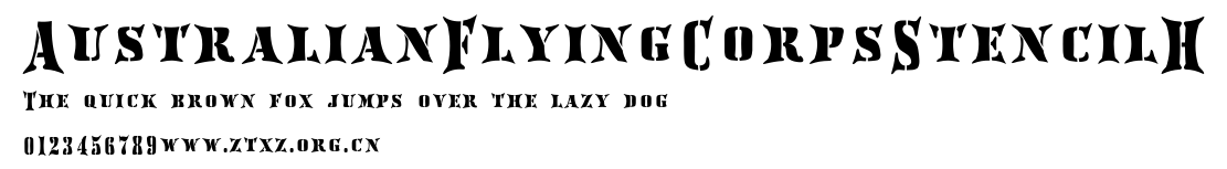AustralianFlyingCorpsStencilH.ttf