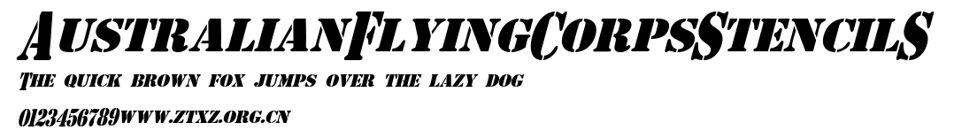 AustralianFlyingCorpsStencilS.ttf
