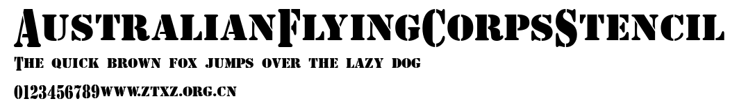 AustralianFlyingCorpsStencil.ttf