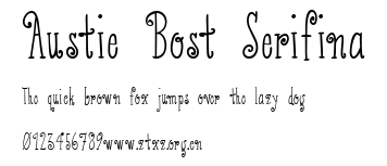 Austie Bost Serifina.ttf