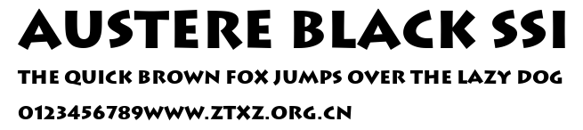 Austere Black SSi.ttf