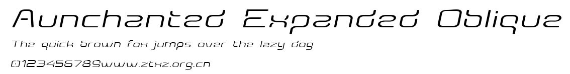 Aunchanted Expanded Oblique.ttf