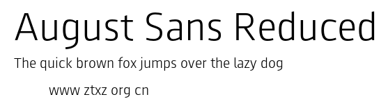 August Sans Reduced.otf