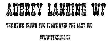Aubrey Landing WF.ttf