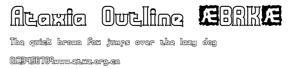 Ataxia Outline (BRK).ttf