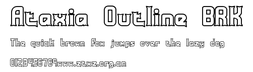 Ataxia Outline BRK.ttf