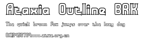 Ataxia Outline BRK.ttf