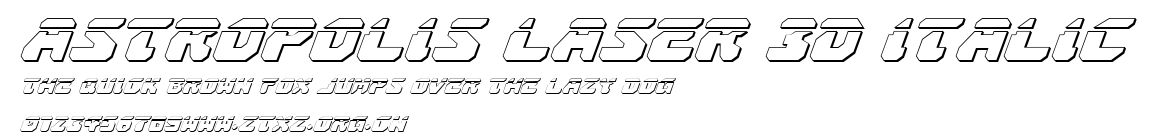 Astropolis Laser 3D Italic.ttf