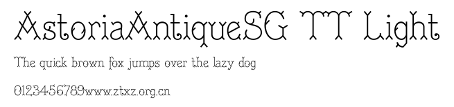 AstoriaAntiqueSG TT Light.ttf